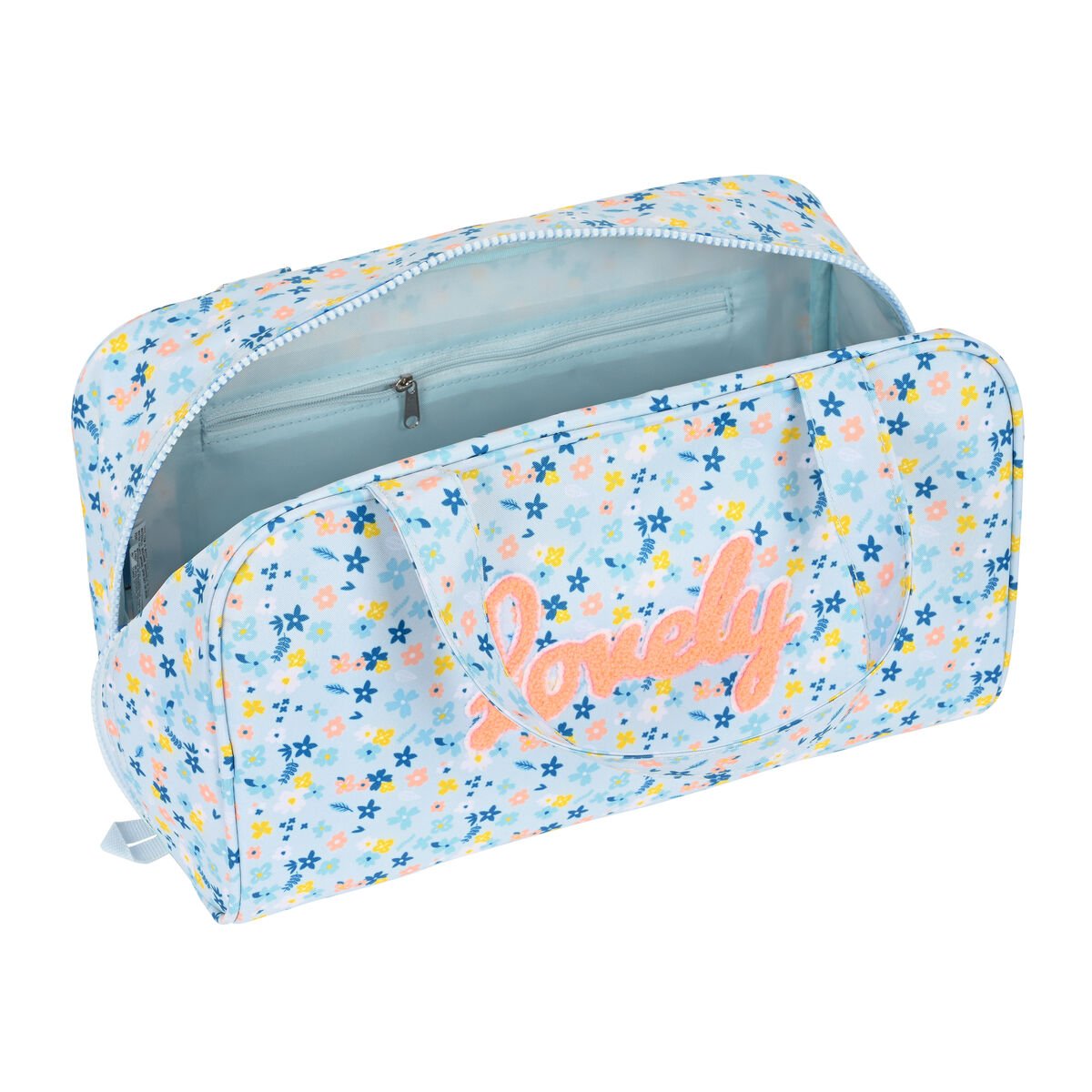 "School Toilet Bag Moos Lovely Light Blue (31 x 14 x 19 cm)"_7