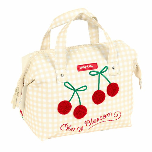 "Skoletoilettaske Safta Cherry Beige (26.5 x 17.5 x 12.5 cm)"_1