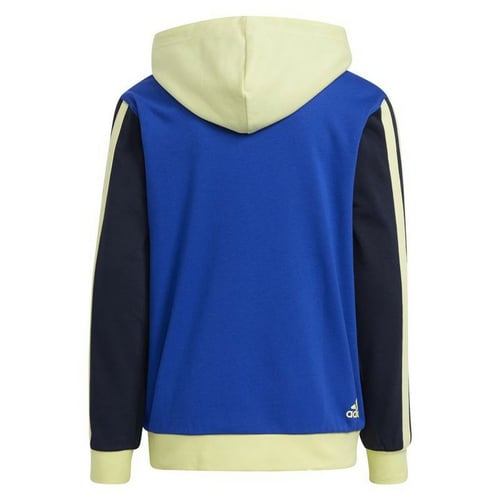 Sweatshirt til Børn Adidas Lil Stripe Jr Blå_16