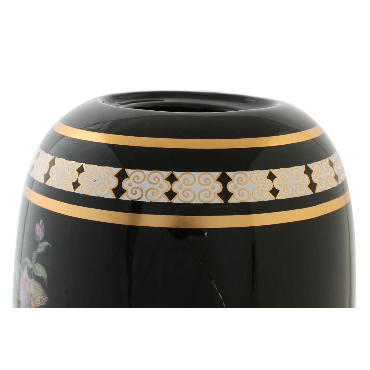 Vase DKD Home Decor Porcelain Black Shabby Chic (18 x 18 x 42 cm)_4