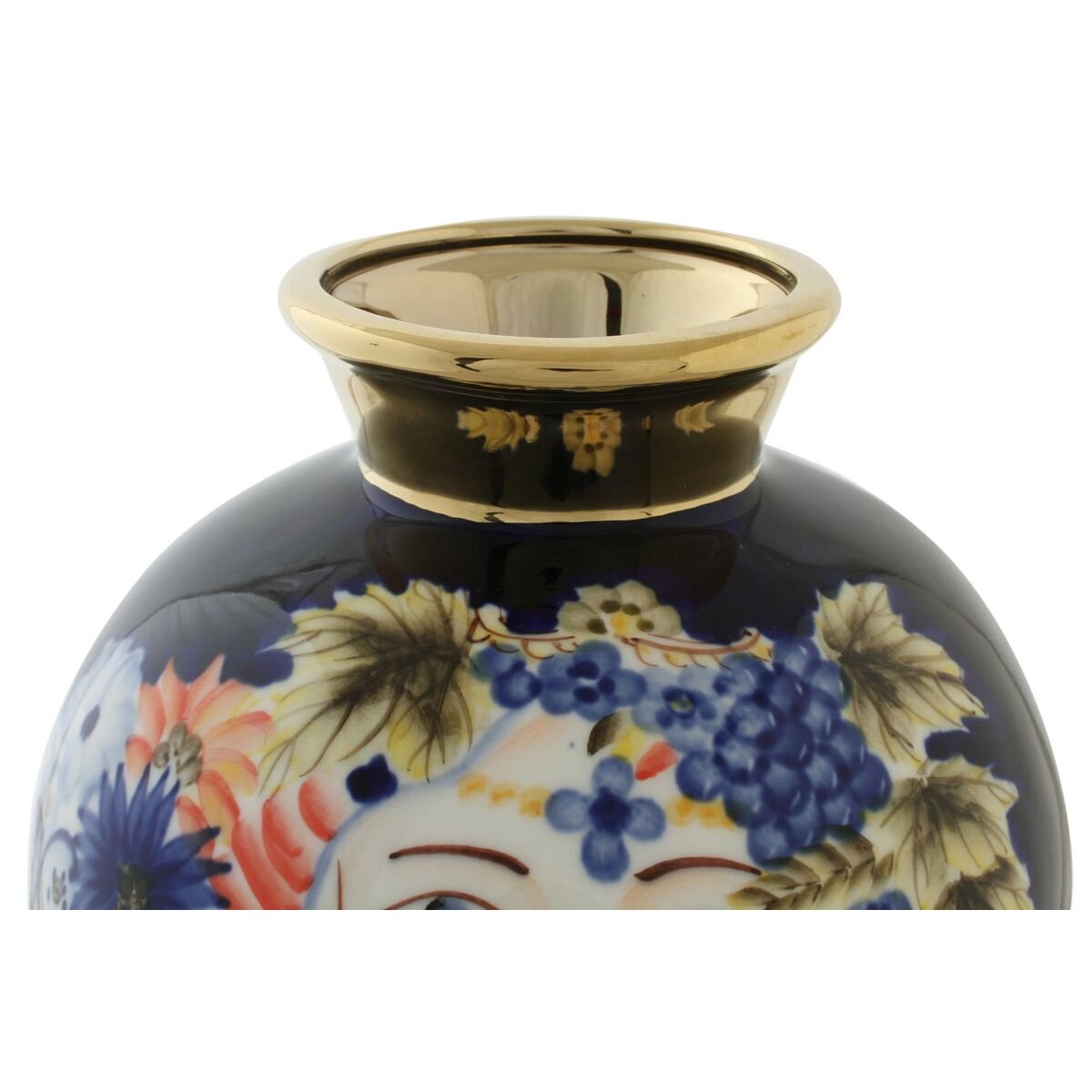 Vase DKD Home Decor Porcelain Black Shabby Chic (19 x 19 x 23 cm)_4