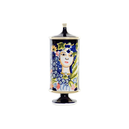 Vase DKD Home Decor Porcelæn Sort Shabby Chic (15 x 15 x 38 cm)_1