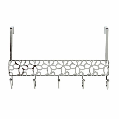 Klesstativ for dør DKD Home Decor Silver Metal (32 x 10 x 19 cm) - picture