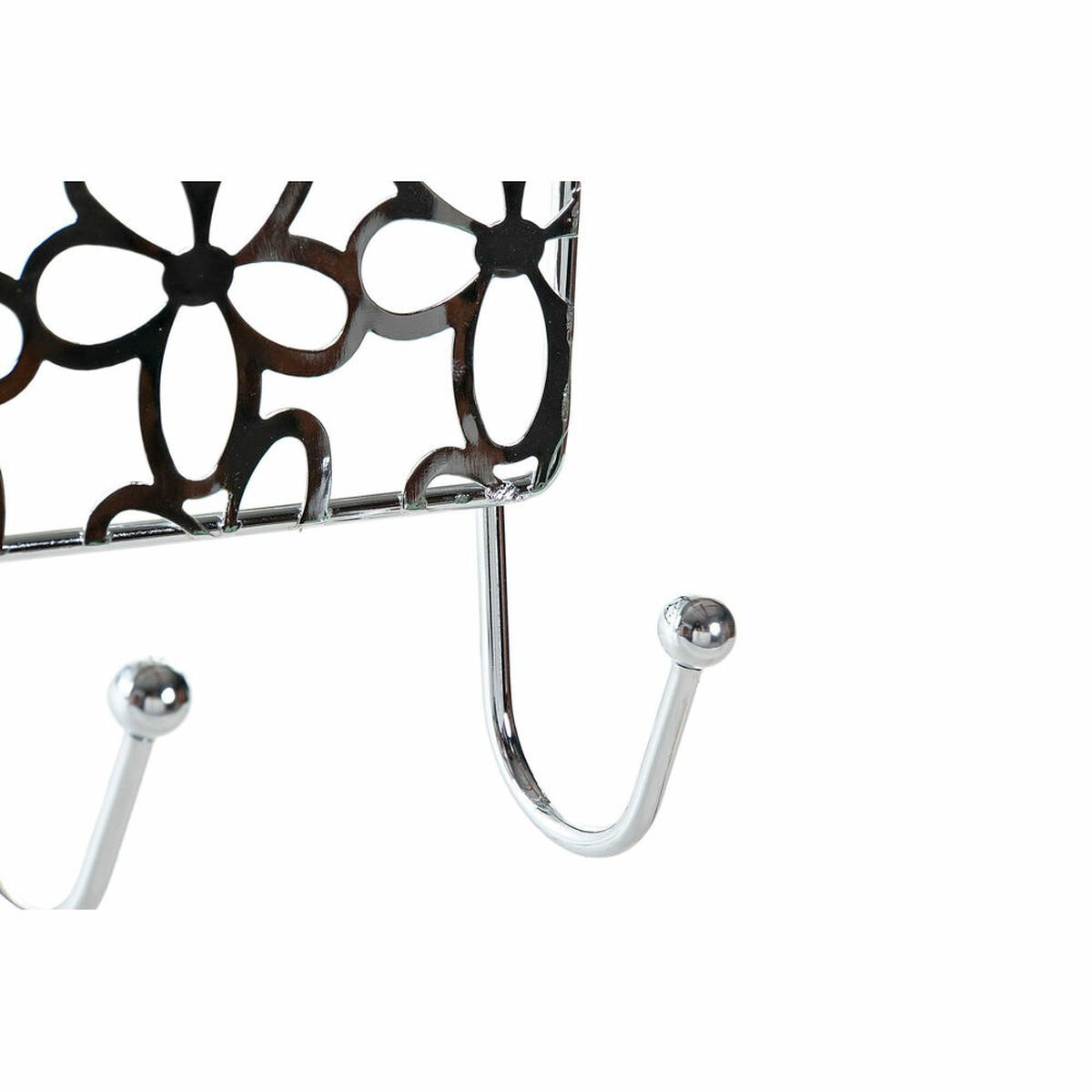 Door Coat Rack DKD Home Decor Silver Metal (32 x 10 x 19 cm)_2