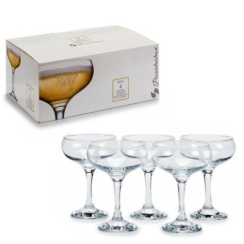 Flade champagne og cava glas (6 Dele) (21,5 x 13,5 x 32 cm)_0