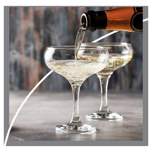 Flade champagne og cava glas (6 Dele) (21,5 x 13,5 x 32 cm)_1