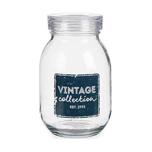 Blik Vintage Gennemsigtig Glas 1800 ml (13 x 20,8 x 13 cm)_3