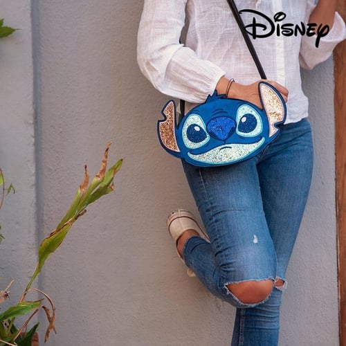 Shoulder Bag Stitch Disney 72809 Blå_3