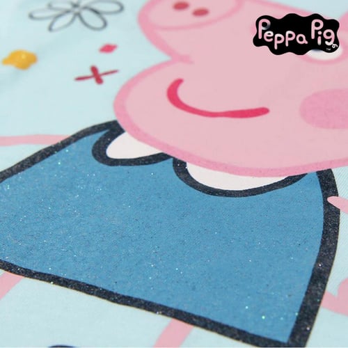 Langærmet T-shirt til Børn Peppa Pig Blå, str. 2 år_5