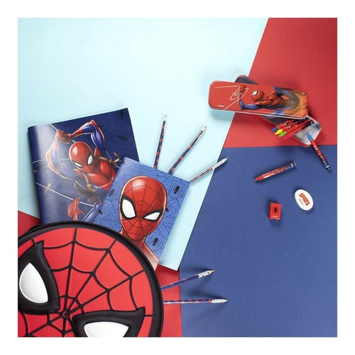 Stationært sæt Spiderman Rød (16 pcs)_1