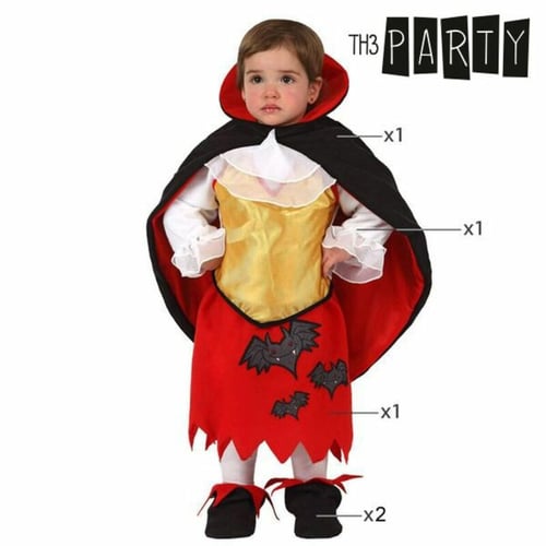 Kostume til babyer Th3 Party Kvindelig vampyr, str. 0-6 måneder_10