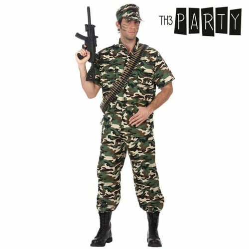 Kostume til voksne Th3 Party Camouflage soldat, str. M/L_3