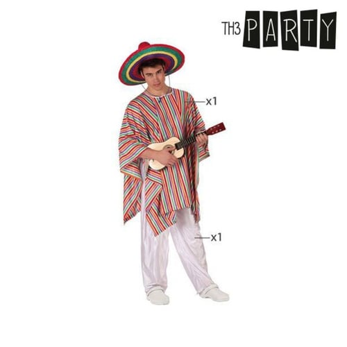 Kostume til voksne Mexicansk mand, str. M/L_5