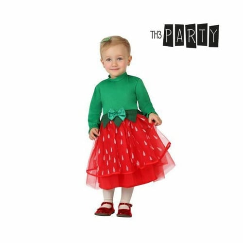 Kostume til babyer Jordbær, str. 0-6 måneder - picture
