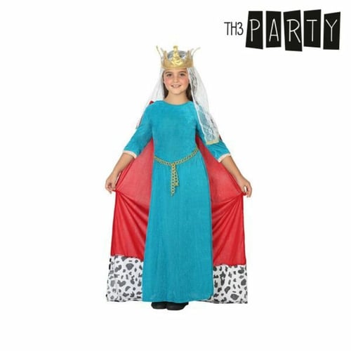 Kostume til børn Middelalder dronning, str. 3-4 år - picture