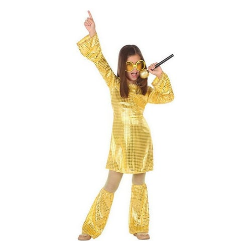 Kostume til børn Disco Gylden (3 pcs)_2