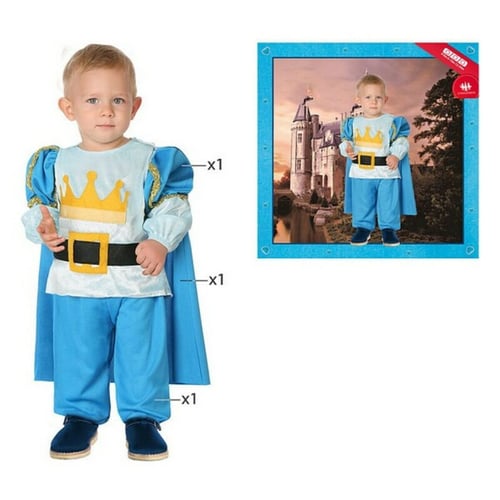 Kostume til babyer 113121 Blå prins, str. 24 måneder_16