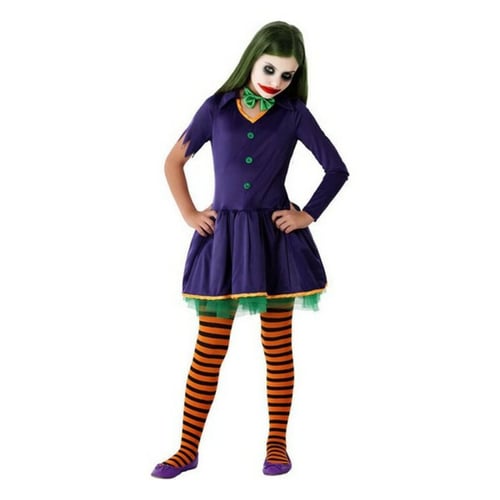 Kostume til børn Joker Mande klovn, str. 3-4 år - picture