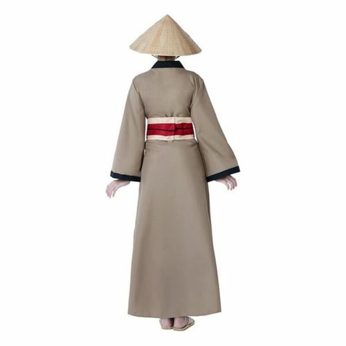 Kostume til voksne Kineser pige Brun, str. M/L_6