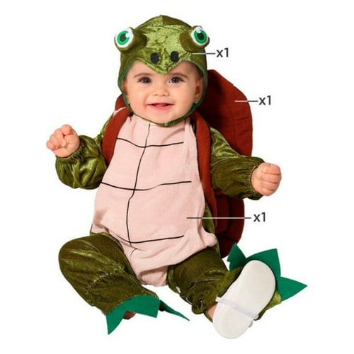 Kostume til babyer Skildpadde, str. 6-12 måneder_8