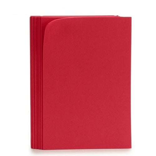 Papir Rød Eva Gummi 10 (65 x 0,2 x 45 cm) (10 Dele)_2