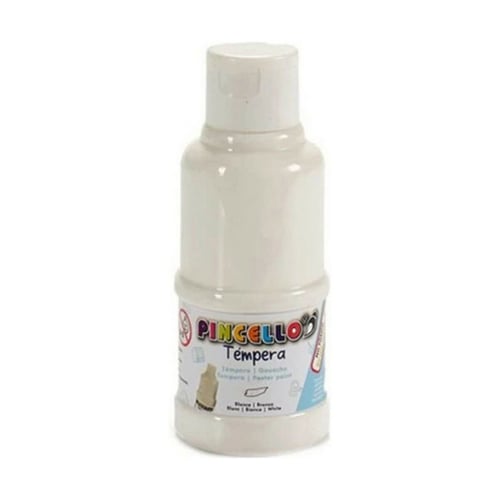 Tempera Hvid Plastik Maling (120 ml)_1