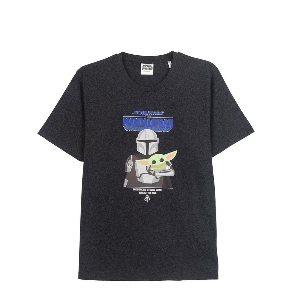 Men’s Short Sleeve T-Shirt The Mandalorian Black_0