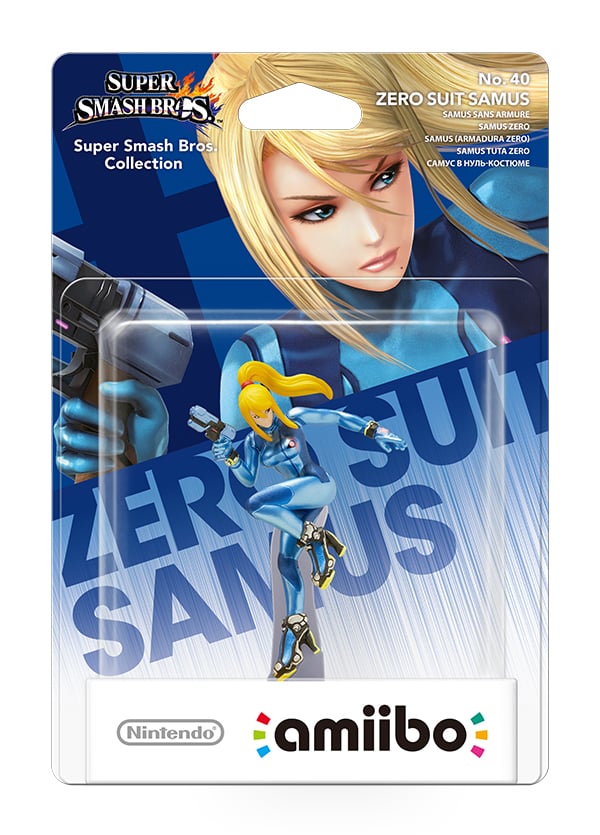 Nintendo Amiibo Figurine Zero Suit Samus 7+_0