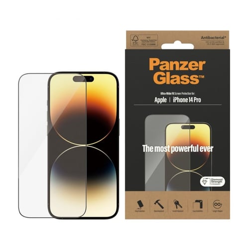 PanzerGlass - Skærmbeskyttelse Apple iPhone 14 Pro - Ultra-Wide Fit_0