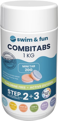 Swim&Fun CombiTabs 20g, Klor Fri 1 kg_0