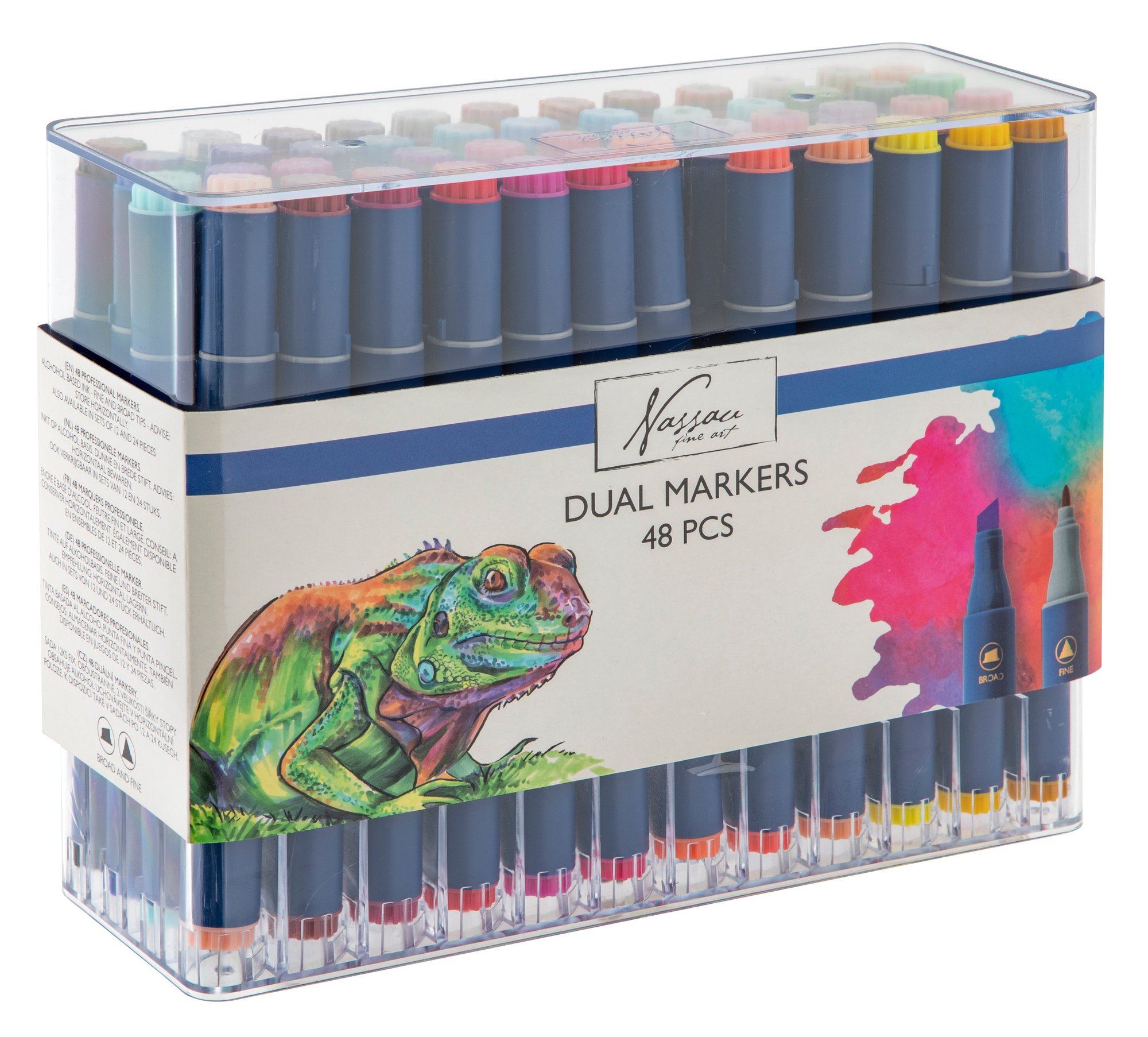 Nassau - Round dual markers (48 pcs) (AR0105/23GE)_0