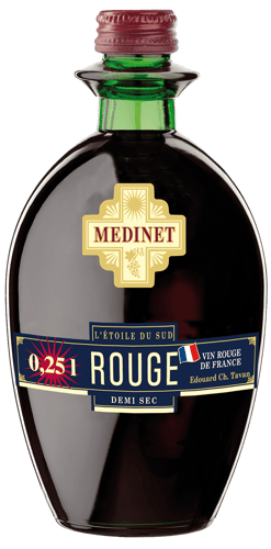 Medinet Rouge Halvtorr Demi Sec 12% 0,25l - picture