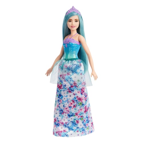 Barbie - Dreamtopia Royal Doll - Blågrøn Hår_0