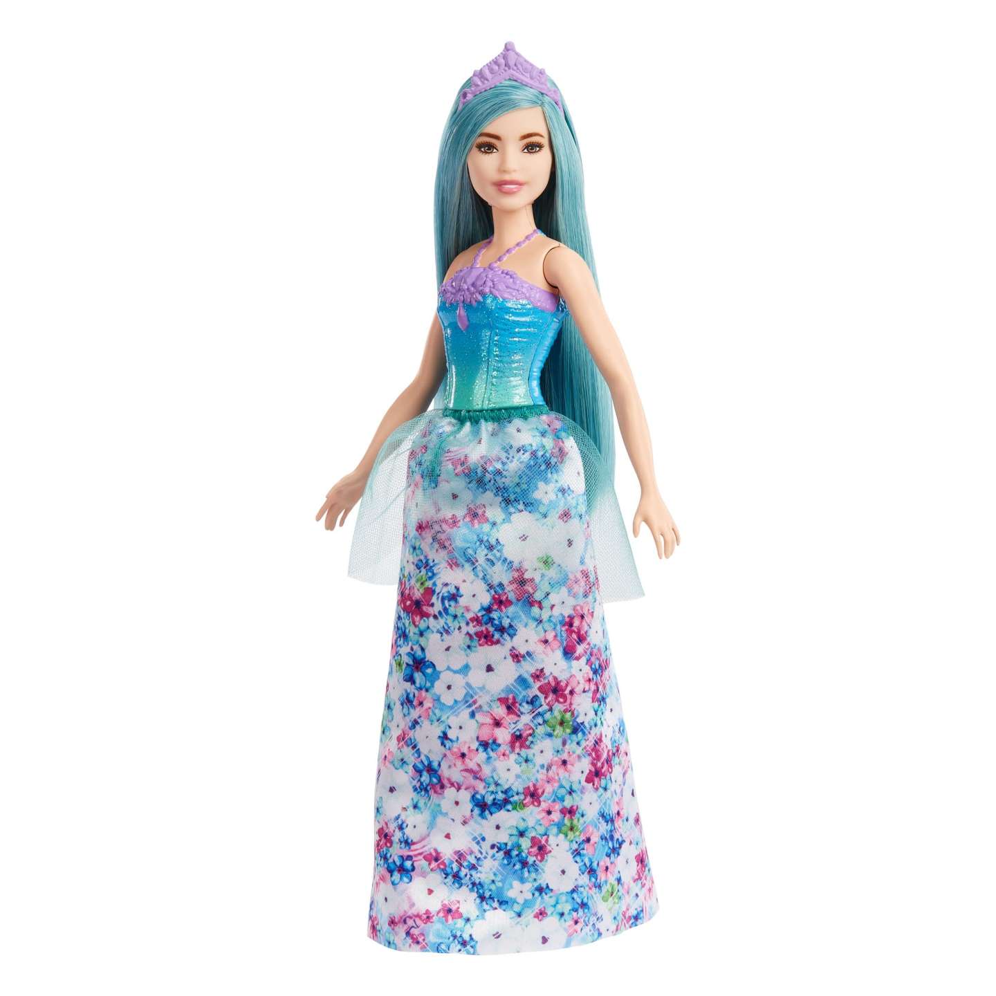 Barbie - Dreamtopia Royal Doll - Teal Hair (HGR16)_0
