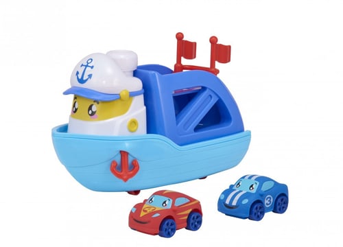Tiny Teamsterz - Båd + 2 biler_0