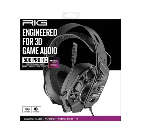 RIG 500 Pro Hc Black Headset (PS5/PS4/Xbox/Switch/PC) - picture