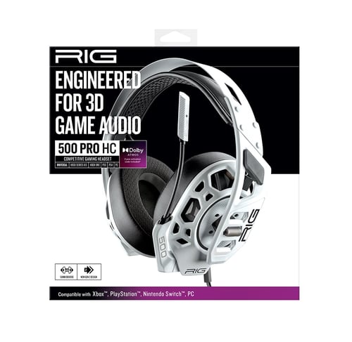 RIG 500 Pro Hc vitt headset (PS5/PS4/Xbox/Switch/PC) - picture