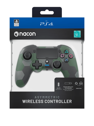Nacon trådlös Dualshock 4 V2-handkontroll Asymmetric Camo Green (PS4) - picture