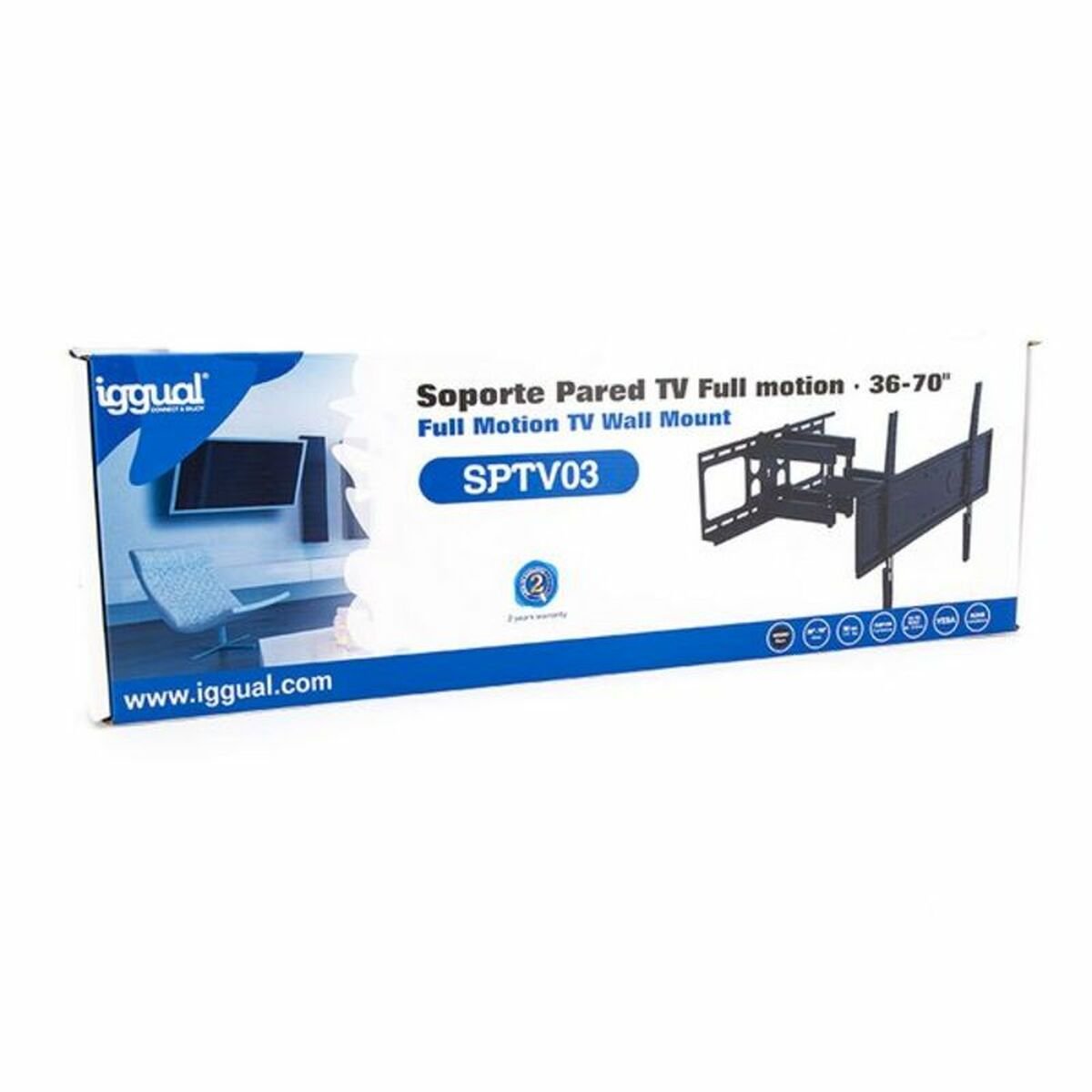 "TV Mount iggual SPTV03 IGG314654 36""-70"" Black"_8