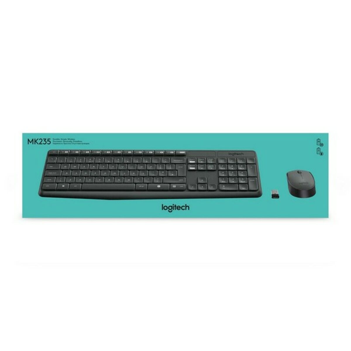 Keyboard and Wireless Mouse Logitech MK235 Black_2