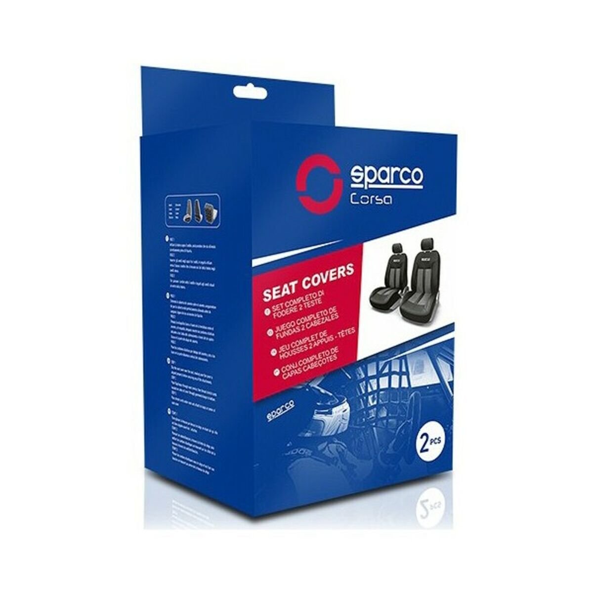 "Car Seat Covers Sparco S-Line Universal (6 Pieces)"_5