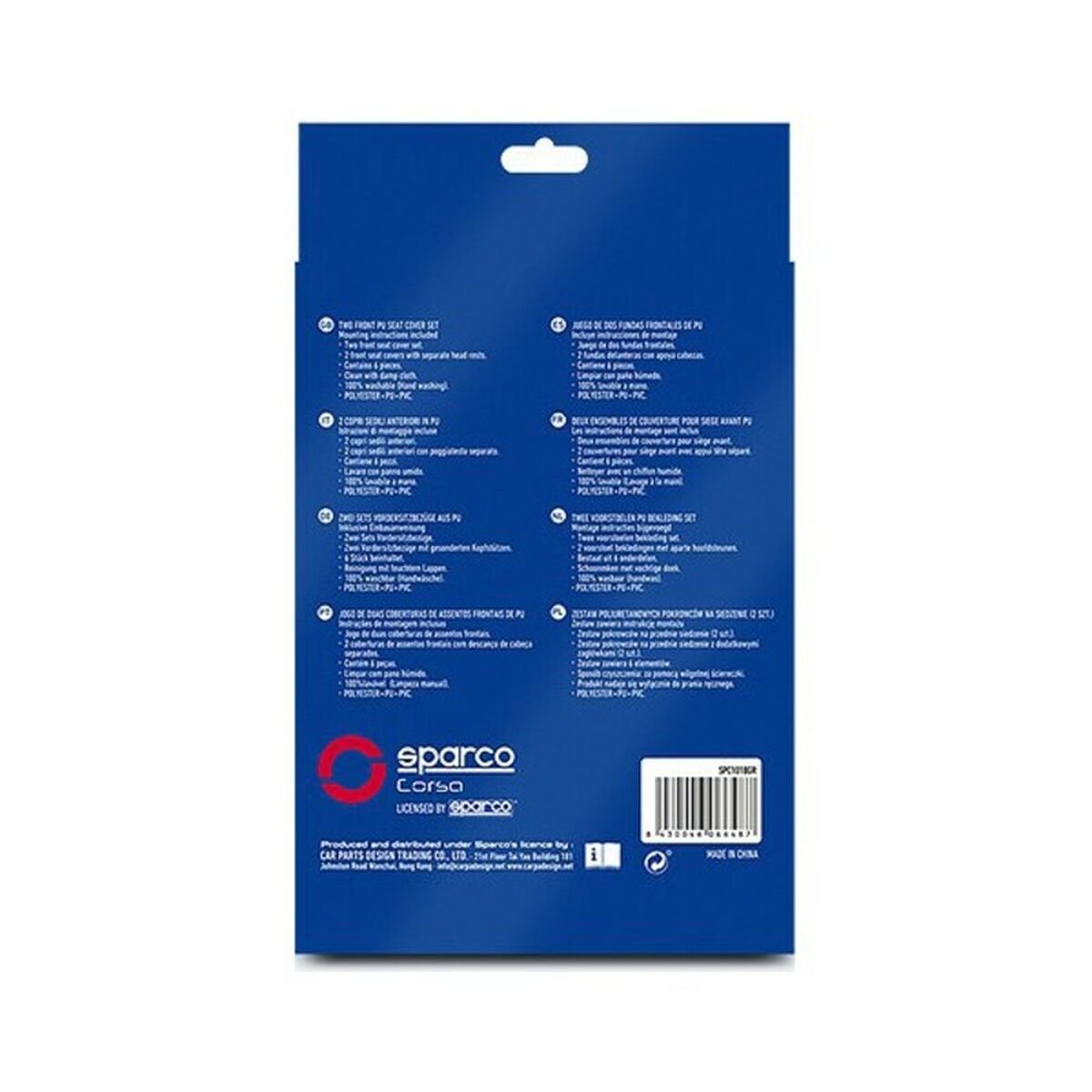 "Car Seat Covers Sparco S-Line Universal (6 Pieces)"_6