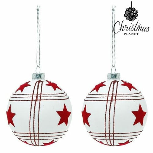 Julekugler Christmas Planet 8656 8 cm (2 uds)_1