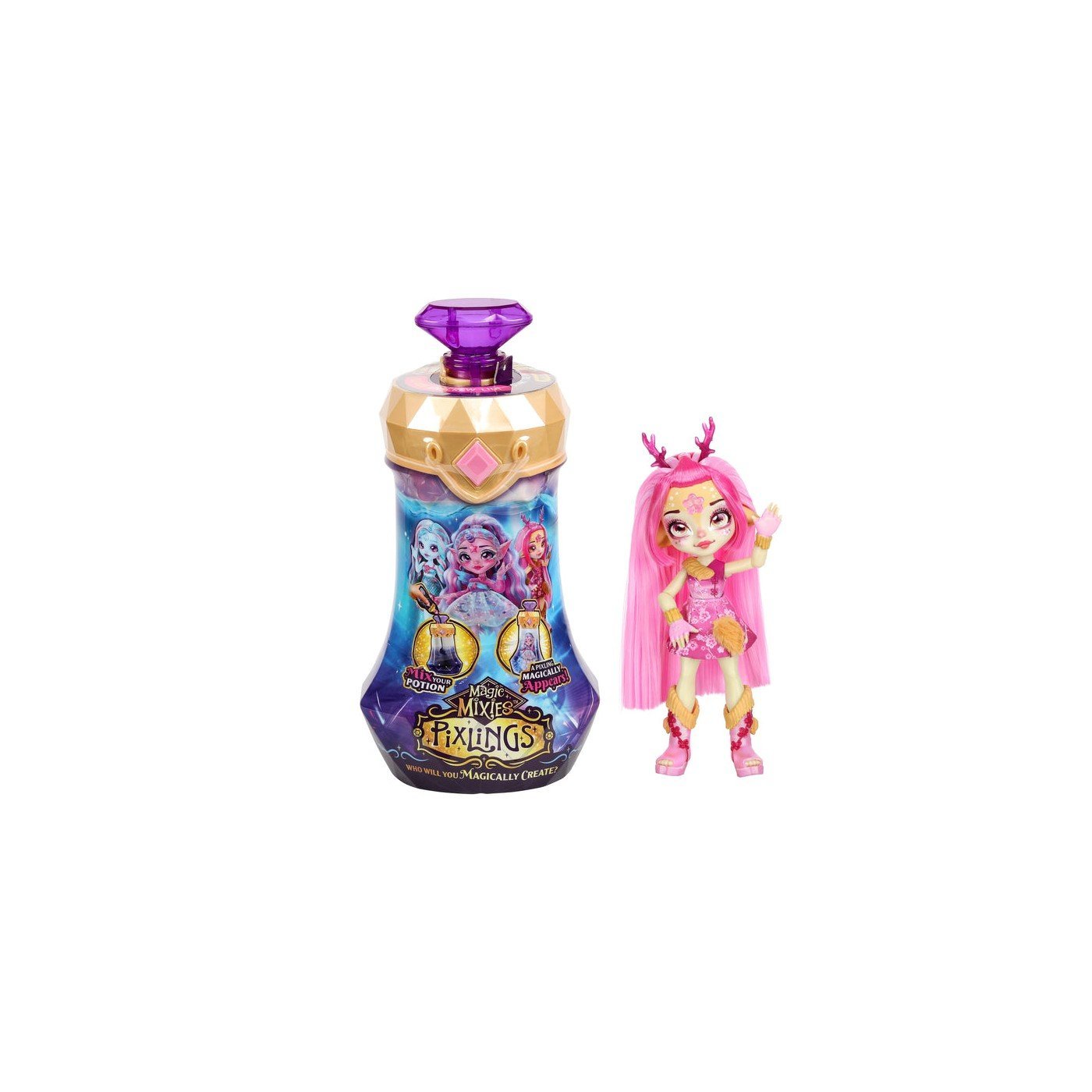 Magic Mixies - Pixlings - S1 - Deerlee Pink ( 30445 )_0