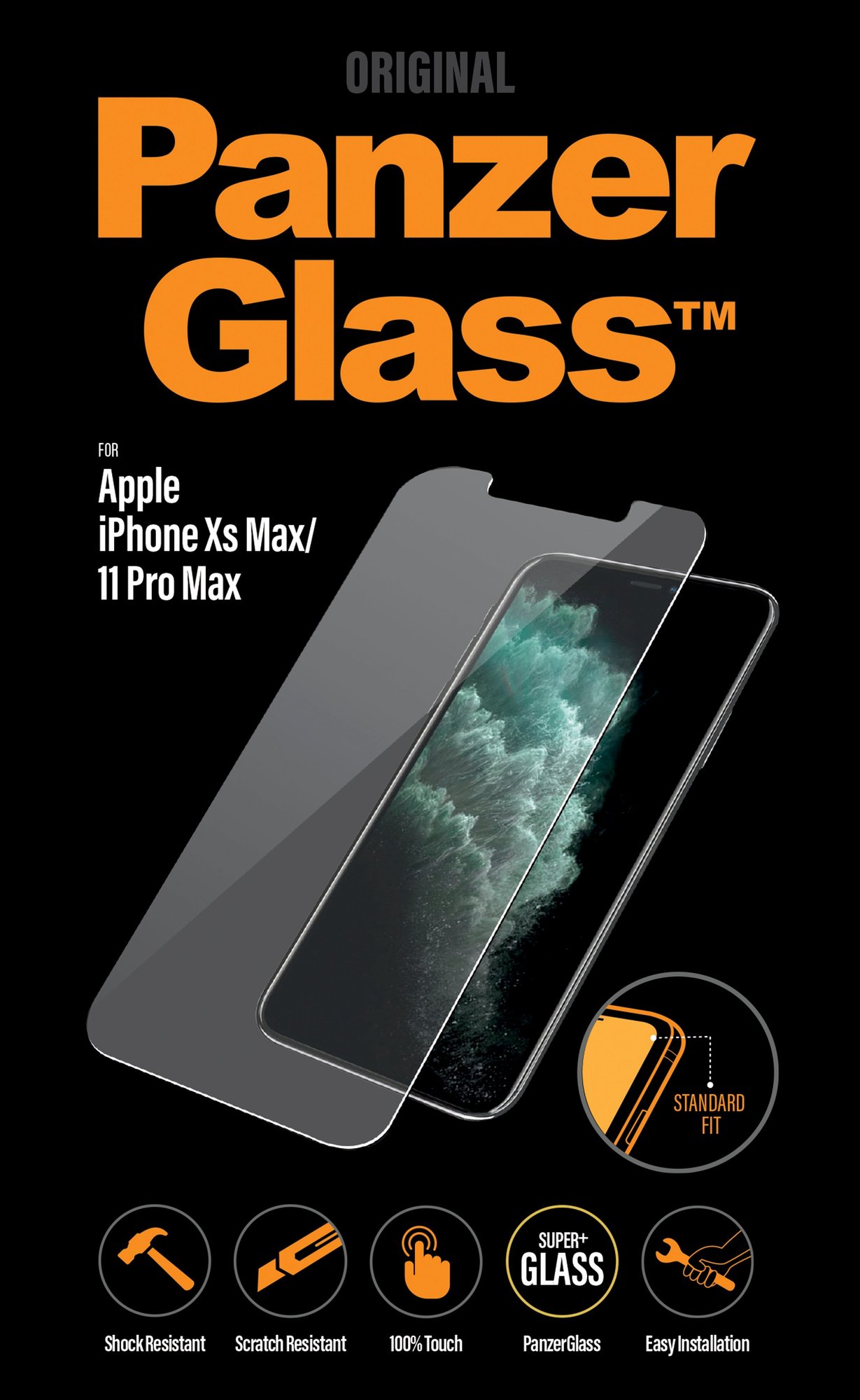 PanzerGlass - Screen Protector Apple iPhone 11 Pro Max - Xs Max - Standard Fit_0