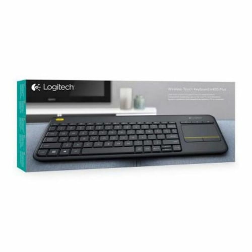 Tangentbord Logitech K400 Svart_2
