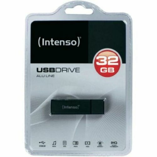 USB stick INTENSO Alu Line 3521481 USB 2.0 32GB Sort_1