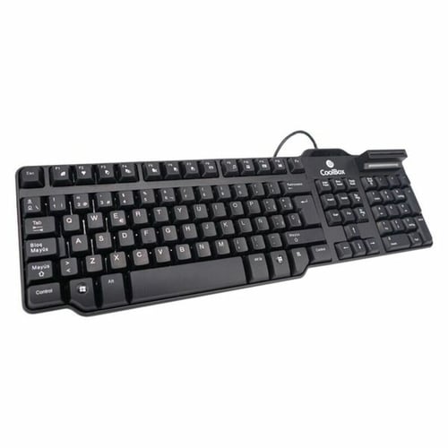 Tastatur med reader CoolBox COO-TEC02DNI Sort_2