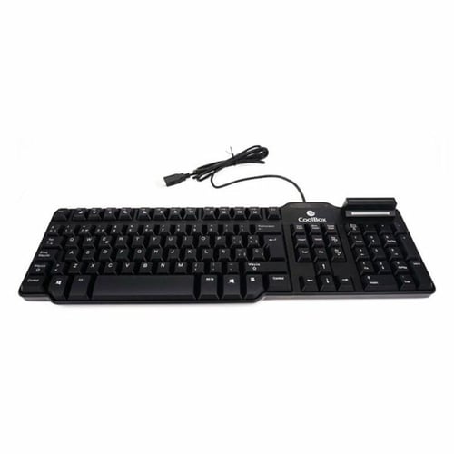 Tastatur med reader CoolBox COO-TEC02DNI Sort_5