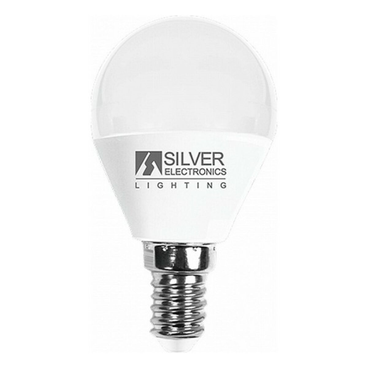 Spherical LED Light Bulb Silver Electronics E14 7W Warm light_1
